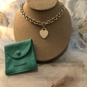 Tiffany &Co Tag Heart Necklace - no engraving!